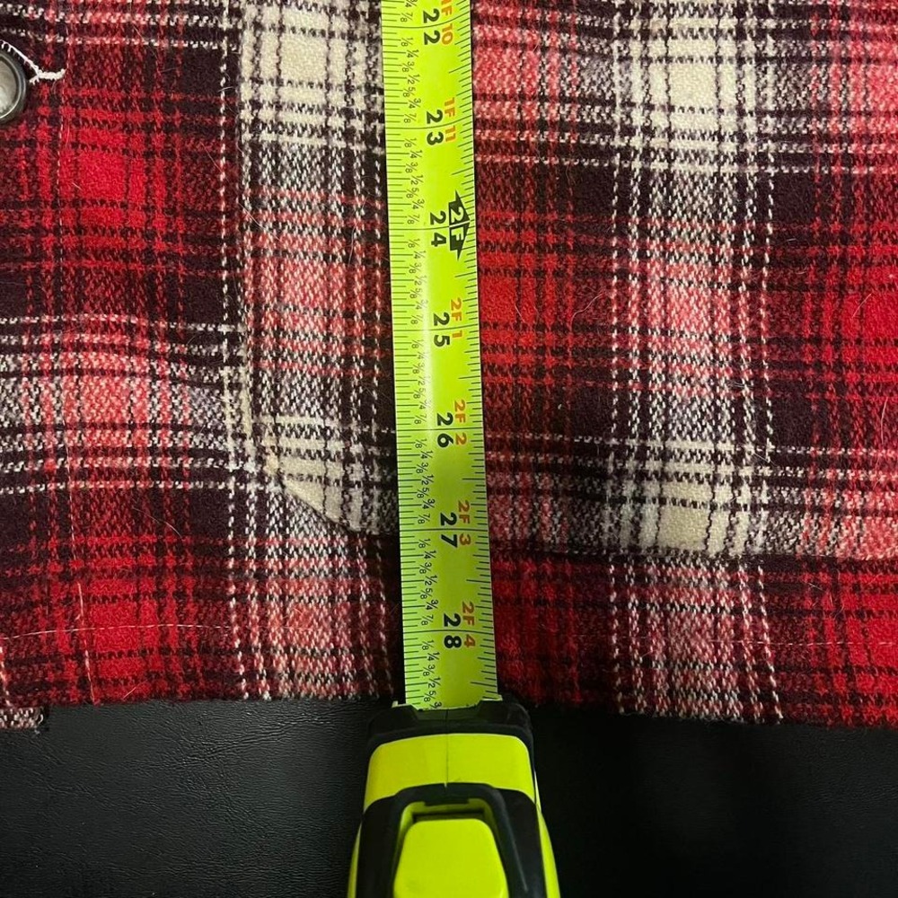 Vintage‎ Big Star Red Plaid Shirt Jacket - Men's Medium - Picture 6 of 6